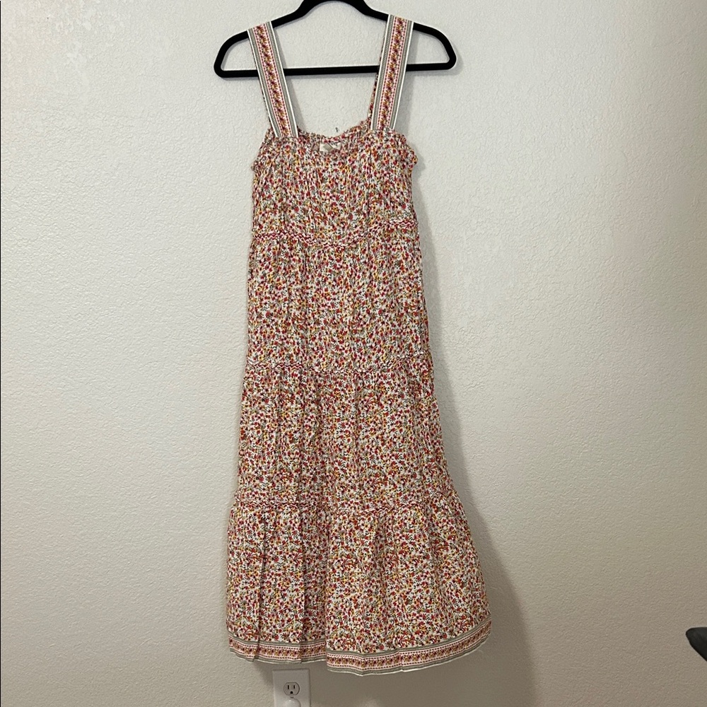 Max Studio Multicolor Floral Midi Dress